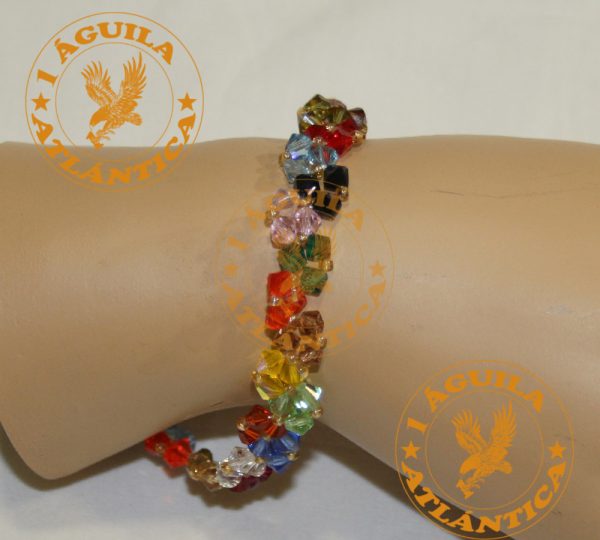 1AGUILA-ATLANTICA pulsera swarovski colores